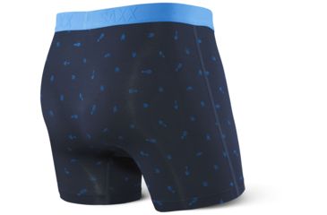 Image of SAXX Vibe Modern Fit Boxer Brief - Mens, Navy Arrow, S, SXBM35-ARN-S