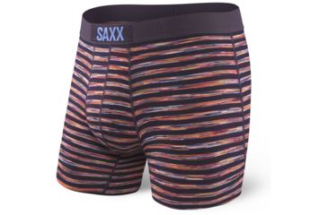 Image of SAXX Vibe Modern Fit Boxer Brief - Mens, Night Space Hiker Stripe, XL, SXBM35-NSH-XL