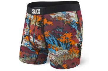 Image of SAXX Vibe Modern Fit Boxer Brief - Mens, Red Deep Woods, S, SXBM35-DWR-S