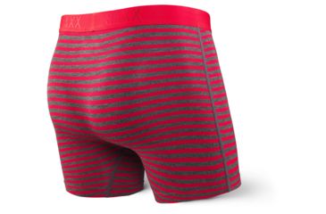 Image of SAXX Vibe Modern Fit Boxer Brief - Mens, Red Hiker Stripe, S, SXBM35-HPS-S