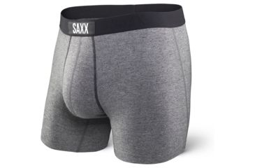 Image of SAXX Vibe Modern Fit Boxer Brief - Mens, Salt &amp; Pepper, XL, SXBM35-SAP-XL
