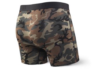 Image of SAXX Vibe Modern Fit Boxer Brief - Mens, Woodland Camo, S, SXBM35-WDL-S
