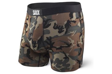Image of SAXX Vibe Modern Fit Boxer Brief - Mens, Woodland Camo, S, SXBM35-WDL-S