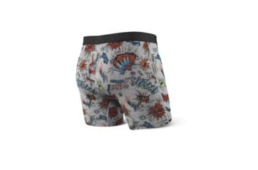 Image of Saxx Vibe Print Boxer Modern Fit - Mens, Slam, Extra Small, SXBM35-SLA-XS