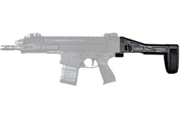 Image of SB Tactical BREN2 Side Folding Stabilizing Brace, Black, BREN2-01-SB