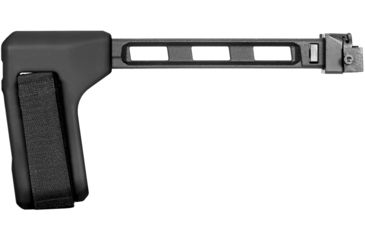 Image of SB Tactical FS1913 Pistol Stabilizing Brace - Sig MPX, MCX, Rattler & Rock River LAR-PDS Compatible, Includes Folding Hinge, Aluminum Strut, Black, FS1913A-01-SB