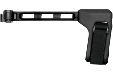 Image of SB Tactical FS1913 Pistol Stabilizing Brace - Sig MPX, MCX, Rattler & Rock River LAR-PDS Compatible, Includes Folding Hinge, Aluminum Strut, Black, FS1913A-01-SB