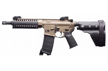 Image of SB Tactical SB15 Stabilizing Brace for AR-Style Pistol Buffer Tube, Black SB15-01-SB, EDEMO1