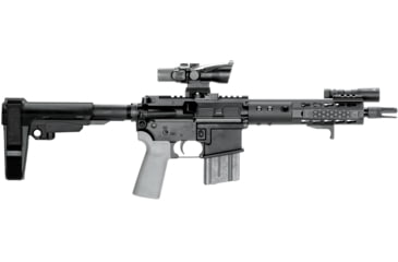 Image of SB Tactical SBA3 Pistol Stabilizing AR Brace w/Mil-Spec Carbine Receiver Extension, Black, SBA3-01-SB