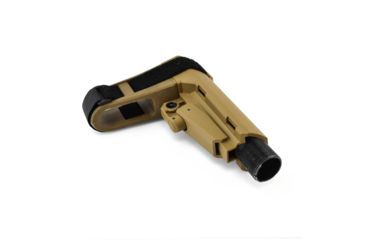 Image of SB Tactical SBA3 Pistol Stabilizing AR Brace w/Mil-Spec Carbine Receiver Extension, Flat Dark Earth, SBA3-02-SB