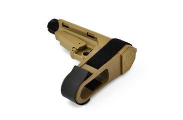 Image of SB Tactical SBA3 Pistol Stabilizing AR Brace w/Mil-Spec Carbine Receiver Extension, Flat Dark Earth, SBA3-02-SB