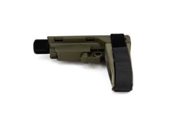 Image of SB Tactical SBA3 Pistol Stabilizing AR Brace w/Mil-Spec Carbine Receiver Extension, OD Green, SBA3-04-SB