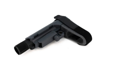 Image of SB Tactical SBA3 Pistol Stabilizing AR Brace w/Mil-Spec Carbine Receiver Extension, Stealth Gray, SBA3-03M-SB