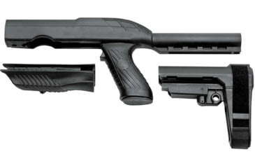 Image of SB Tactical SBA3 Stabilizing Brace Kit w/Adaptive Tactical Chassis, 3-Position, Ruger 10/22 Charger Takedown, Black, 1022A3-01-SB