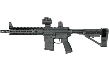 Image of SB Tactical SBA4 Pistol Stabilizing Brace - 5-Position Adjustable, Stealth Grey, SBA4-03M-SB