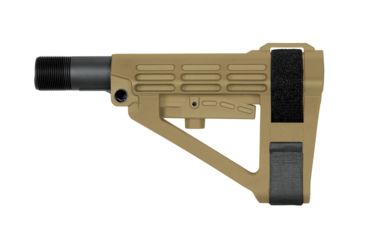 Image of SB Tactical SBA4 Stabilizing Brace, 5-Position Adjustable, FDE, SBA4-02-SB