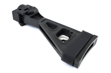 Image of SB Tactical Side Folding Pistol Stabilizing Brace, Aluminum MP5 Adapter, QD, Black, SBT5A-01-SB