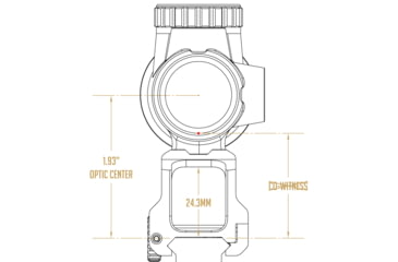 Image of Scalarworks LEAP/05 Trijicon MRO Mount, 1.93in, Black, SW0520