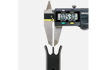 Image of Scalarworks Peak Rear Fixed Iron Sights, Black, SW1020