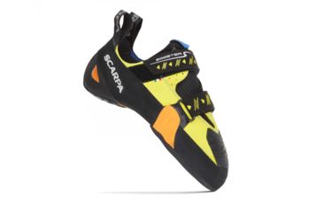 Image of Scarpa Booster S Climbing Shoes - Mens, Black/Yellow, Medium, 40, 70012/000-BlkYel-40
