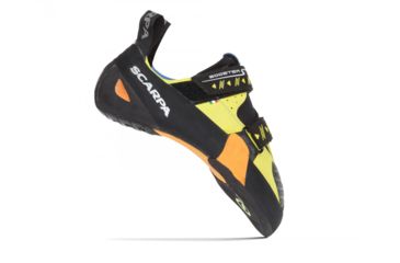 Image of Scarpa Booster S Climbing Shoes - Mens, Black/Yellow, Medium, 40, 70012/000-BlkYel-40