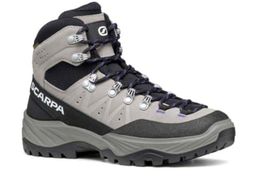 Image of Scarpa Boreas GTX Hiking Shoes - Womens, Light Gray/Indigo, 36.5, 30023/202.4-LtgryInd-36.5