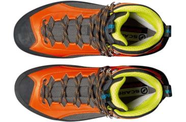 Image of Scarpa Charmoz HD Mountaineering Shoes - Mens, Shark/Orange, 42.5, 71052/250-SrkOrg-42.5