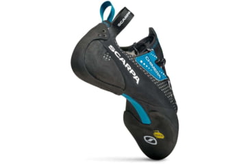 Image of Scarpa Chimera Climbing Shoes, Black/Azure, 36, 70073/000-BlkAzr-36