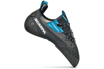 Image of Scarpa Chimera Climbing Shoes, Black/Azure, 36, 70073/000-BlkAzr-36