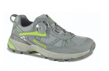 Image of Scarpa Corsa Boa - Women's-6 US / 37 EU-Pewter/Green Apple