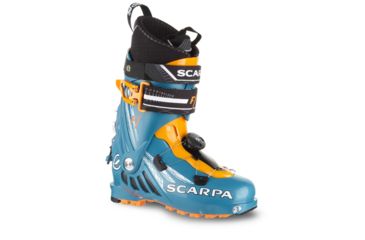 Image of Scarpa F1 Alpine Touring Boot - Mens, Anthracite/Pagoda Blue, 29, 12166/501.2-AntBlu-29.0