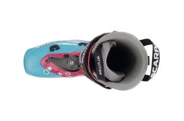 Image of Scarpa F1 Alpine Touring Boot - Womens, Anthracite/Lagoon, 21.5, 12166/502.2-AntLag-21.5