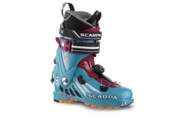 Image of Scarpa F1 Alpine Touring Boot - Womens, Anthracite/Lagoon, 21.5, 12166/502.2-AntLag-21.5