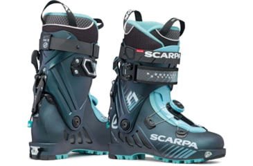 Image of Scarpa F1 Boots - Womens, Anthracite/Aqua, 25, 12173/502.1-AntAqua-25.0