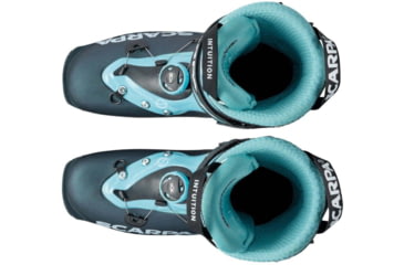 Image of Scarpa F1 Boots - Womens, Anthracite/Aqua, 25, 12173/502.1-AntAqua-25.0