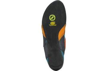 Image of Scarpa Force V Climbing Shoes - Womens, Ice Fall/Mandarin Red, 41.5, 70018/002-IfallMred-41.5