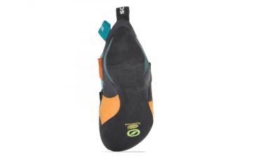 Image of Scarpa Force V Climbing Shoes - Womens, Ice Fall/Mandarin Red, Medium, 34.5, 70018/002-IfallMred-34.5