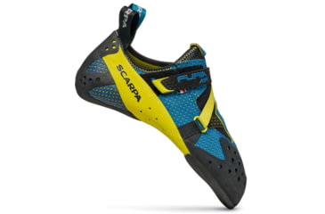 Image of Scarpa Scarpa Furia Air Climbing Shoes, Baltic Blue/Yellow, 42.5, 70059/000-BbluYel-42.5