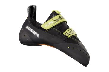 Image of Scarpa Furia Climbing Shoe - Unisex, Black/Lime, 40 EU 70011/000-BlkLim-40