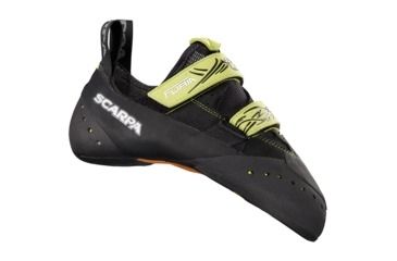 Image of Scarpa Furia Climbing Shoe - Unisex, Black/Lime, 40 EU, 70011/000-BlkLim-40