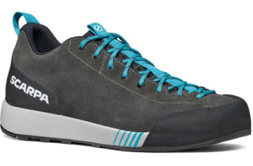 Image of Scarpa Gecko Approach Shoes - Mens, Shark/Azure, 44.5, 72602/351-SrkAzr-44.5