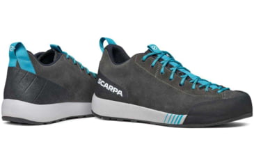 Image of Scarpa Gecko Approach Shoes - Mens, Shark/Azure, 44.5, 72602/351-SrkAzr-44.5
