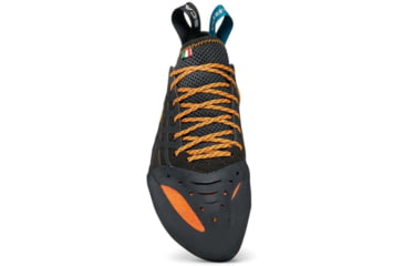 Image of Scarpa Instinct Climbing Shoes, Black/Orange, 39.5, 70036/000-BlkOrg-39.5