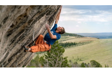Image of Scarpa Instinct Climbing Shoes, Black/Orange, 39.5, 70036/000-BlkOrg-39.5