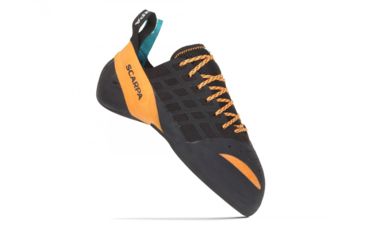 Image of Scarpa Instinct Climbing Shoes - Mens, Black/Orange, Medium, 34, 70036/000-BlkOrg-34
