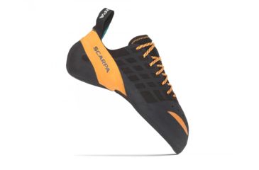 Image of Scarpa Instinct Climbing Shoes - Mens, Black/Orange, Medium, 34, 70036/000-BlkOrg-34
