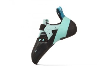 Image of Scarpa Instinct VS Climbing Shoes - Womens, Black/Aqua, Medium, 34.5, 70013/002-BlkAqua-34.5