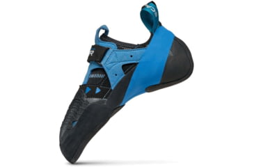 Image of Scarpa Instinct VSR Climbing Shoes, Black/Azure, 38, 70015/000-BlkAzr-38