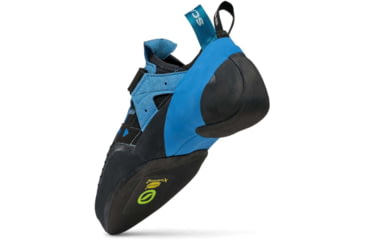 Image of Scarpa Instinct VSR Climbing Shoes, Black/Azure, 38, 70015/000-BlkAzr-38