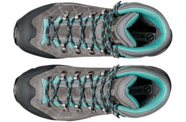 Image of Scarpa Kailash Trek GTX Backpacking Boots - Womens, Smoke/Lagoon, Medium, 36, 61056/202-SmkLag-36